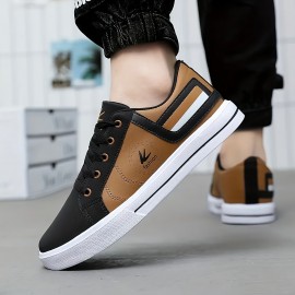 Men's Casual Walking Shoes, Lace Up Skateboard Shoes, All Seasons Outdoor Activities