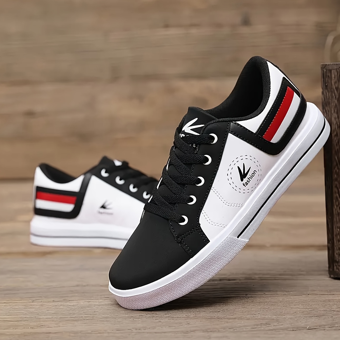 Men s Casual Walking Shoes, Lace Up Skateboard Shoes, All Seasons Outdoor Activities details 1