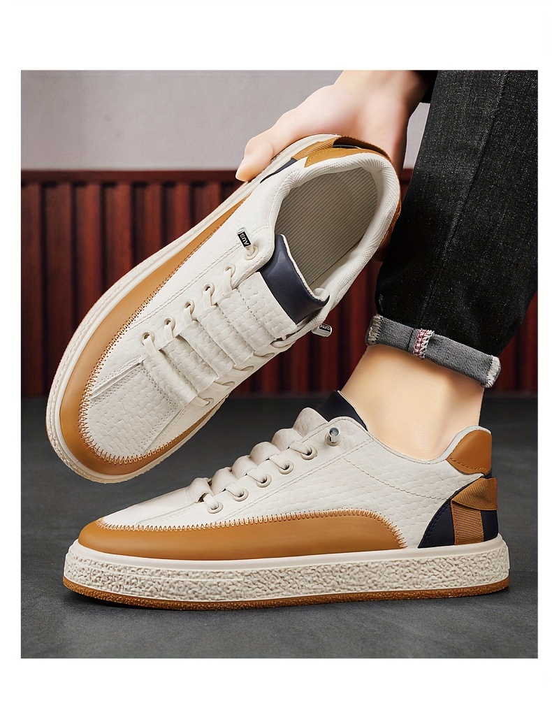 mens trendy slip on skateboard shoes low top with adjustable straps outdoor walking dating all seasons free shipping on items shipped from temu temu details 4